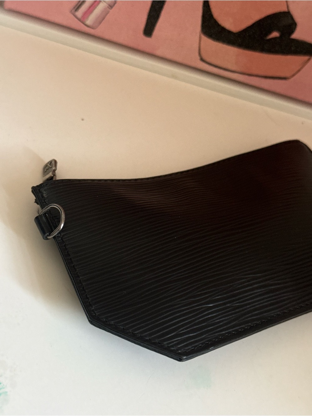 Louis Vuitton Black Epi Leather Wristlet Pouch - Picture 7 of 9